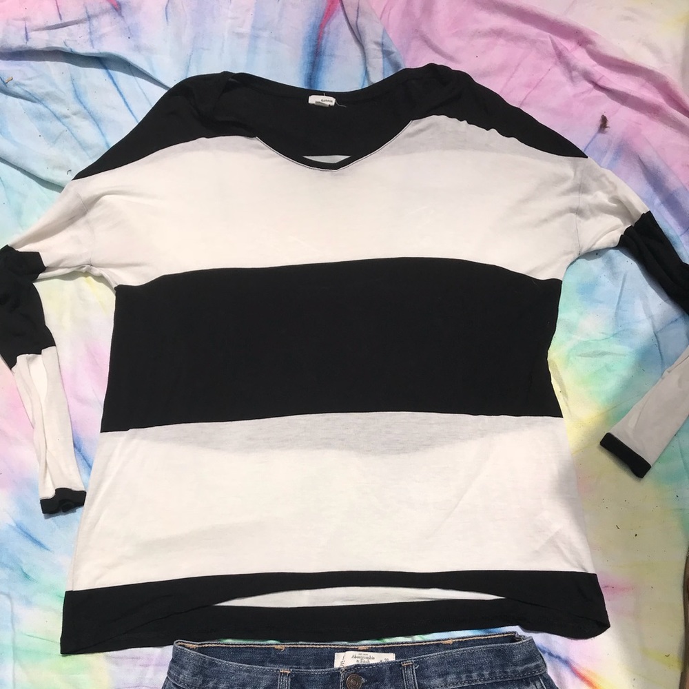 Black & white shirt from Garage